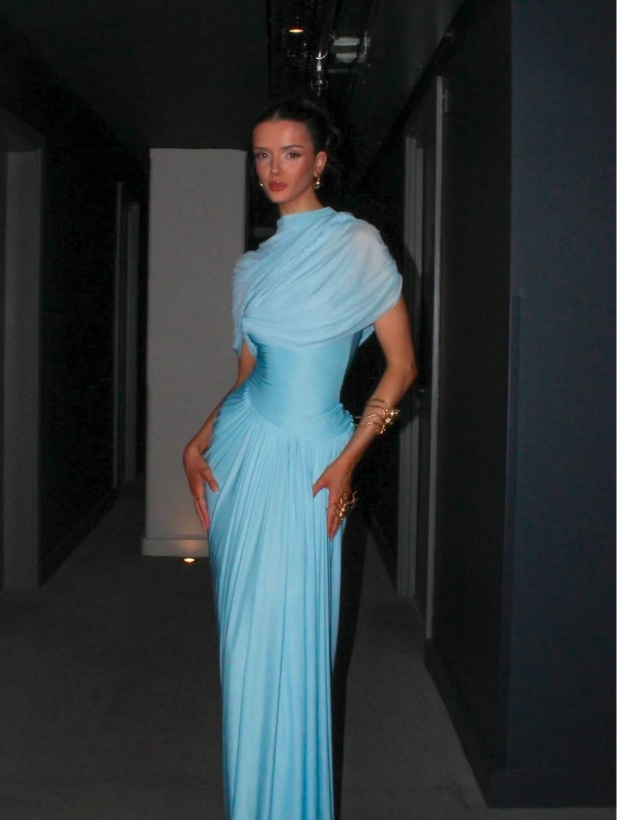 Deme By Gabriella Jasmine Maxi Dress - Baby Blue photo 4