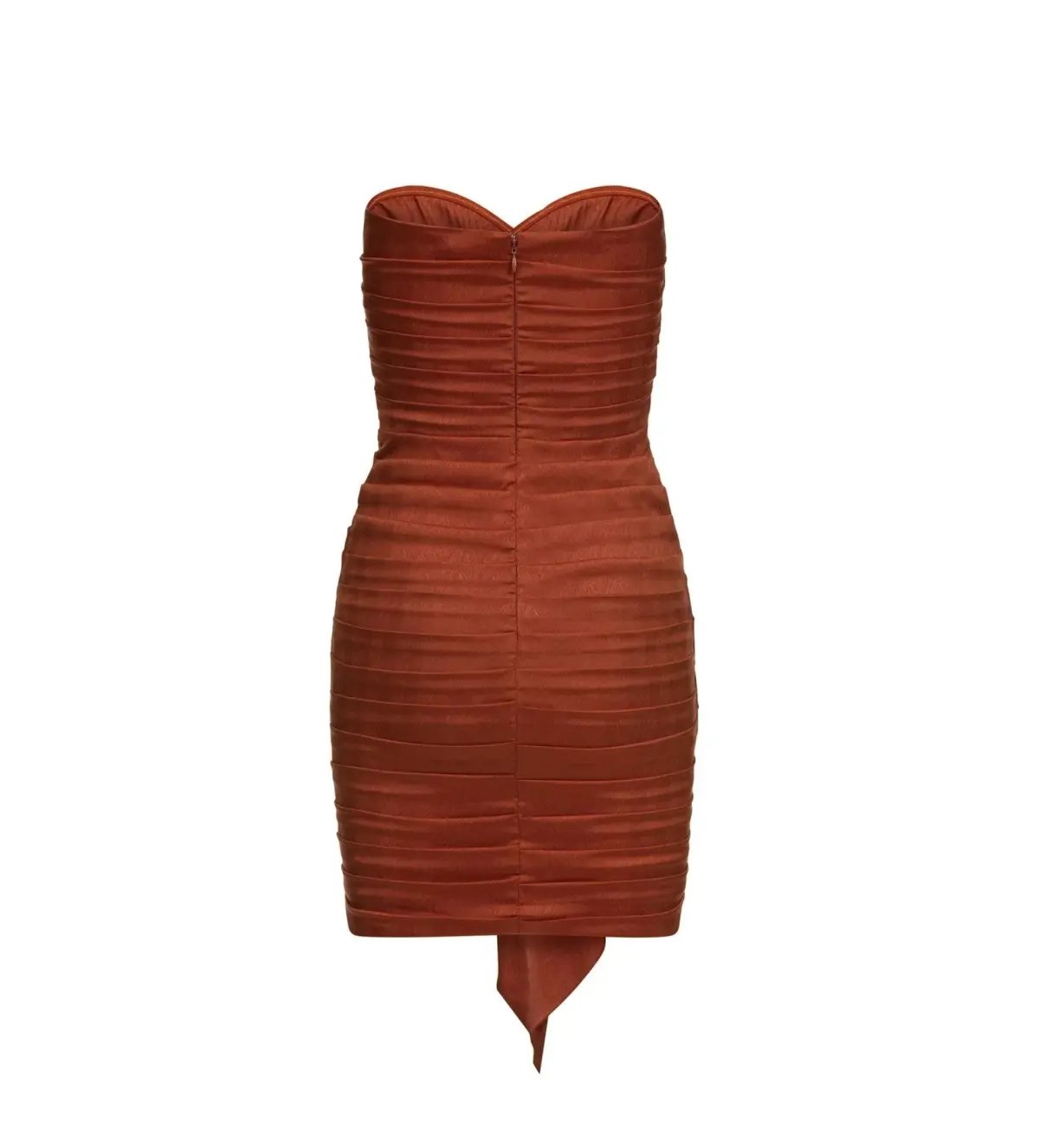Alamour Lulia Mini Dress Rust Size S AU 8 photo 7