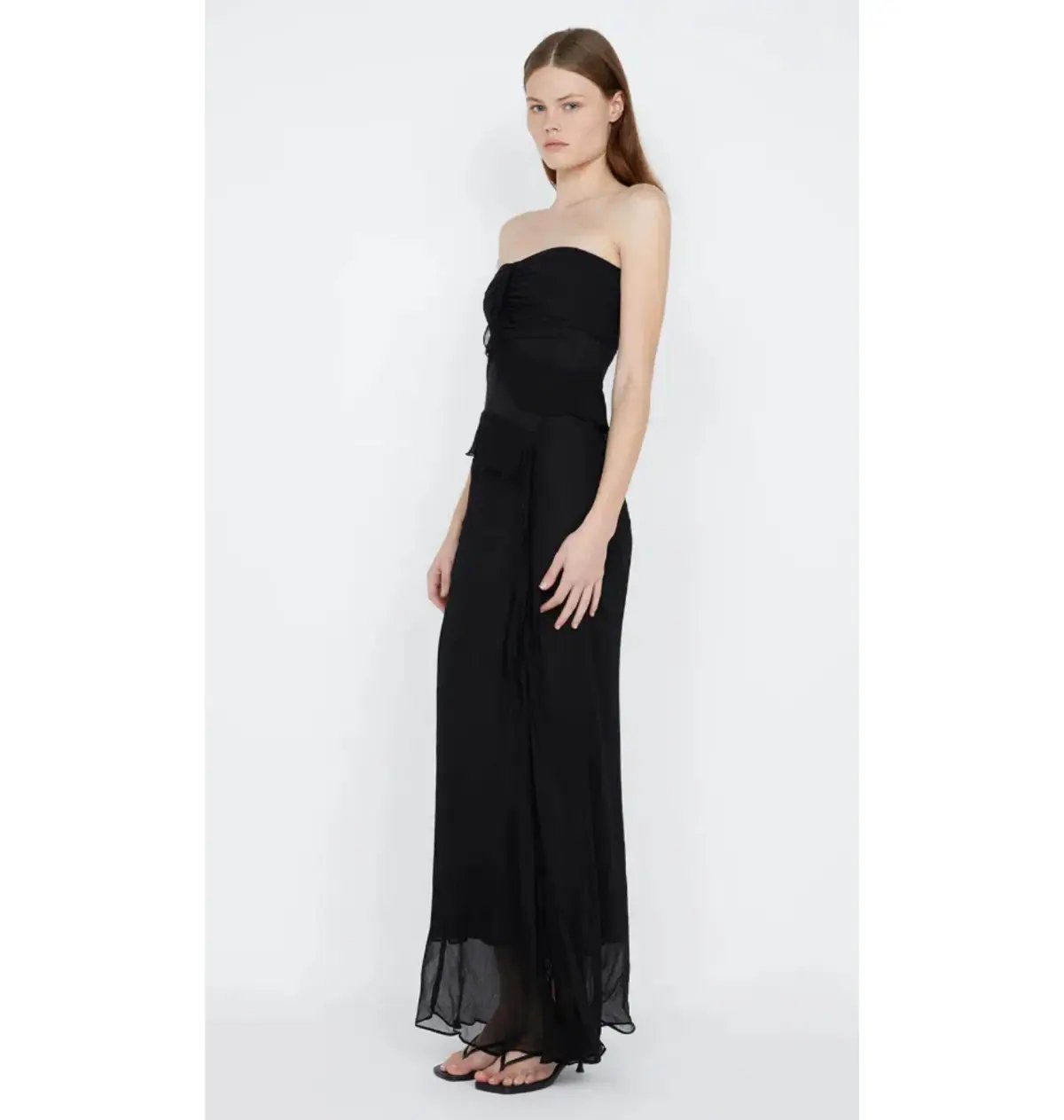 Bec & Bridge Maresca Strapless Dress Black Size AU 8 photo 2
