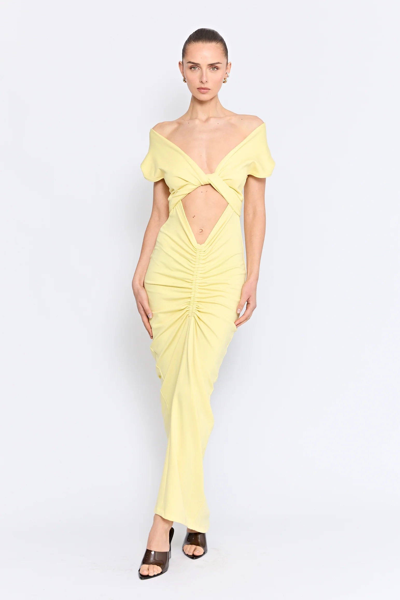 PFEIFFER RAMOS DRESS - LEMON photo 6