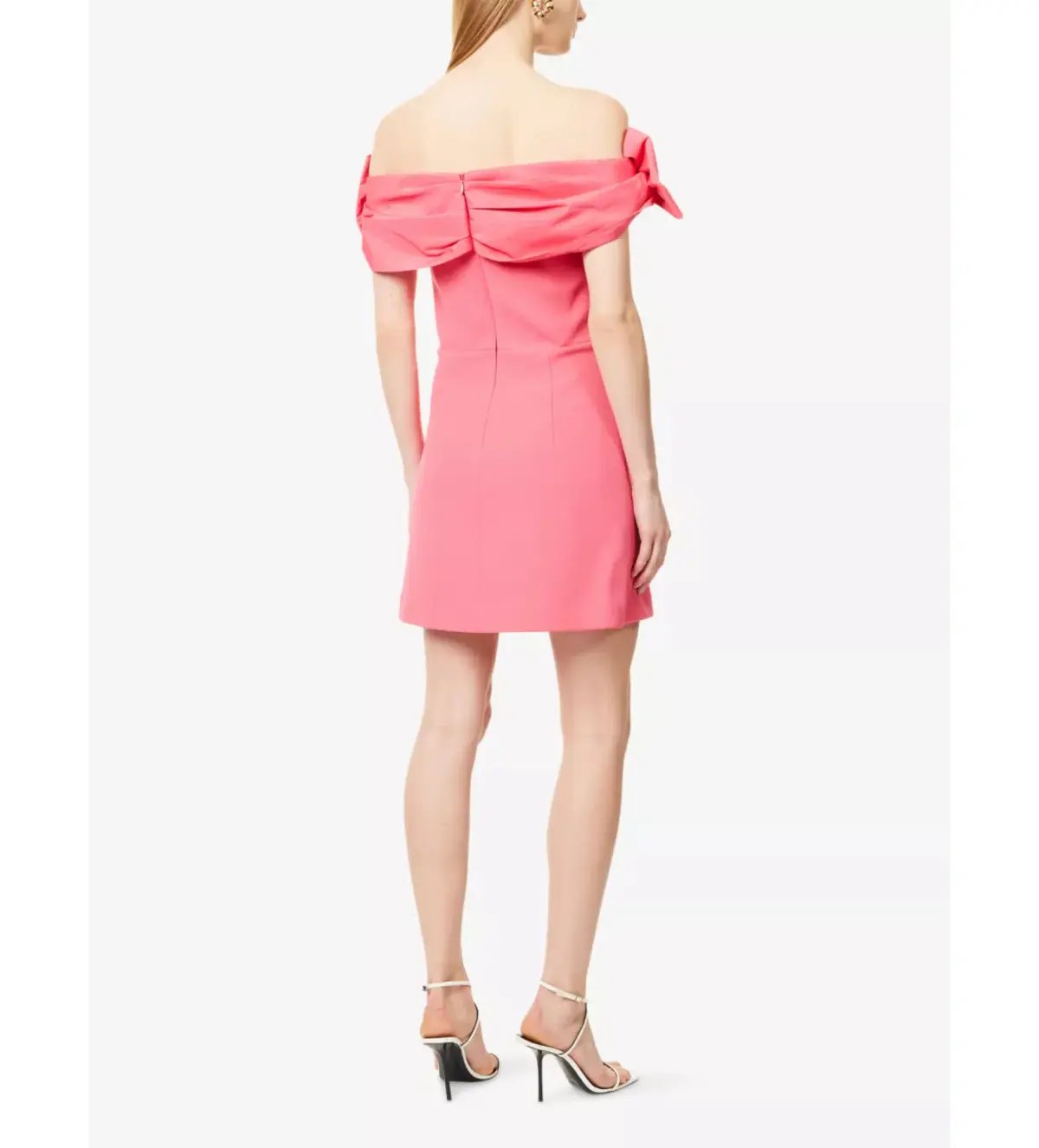 Rebecca Vallance Posey Off the Shoulder Stretch Crepe Mini Dress Size 8 photo 2