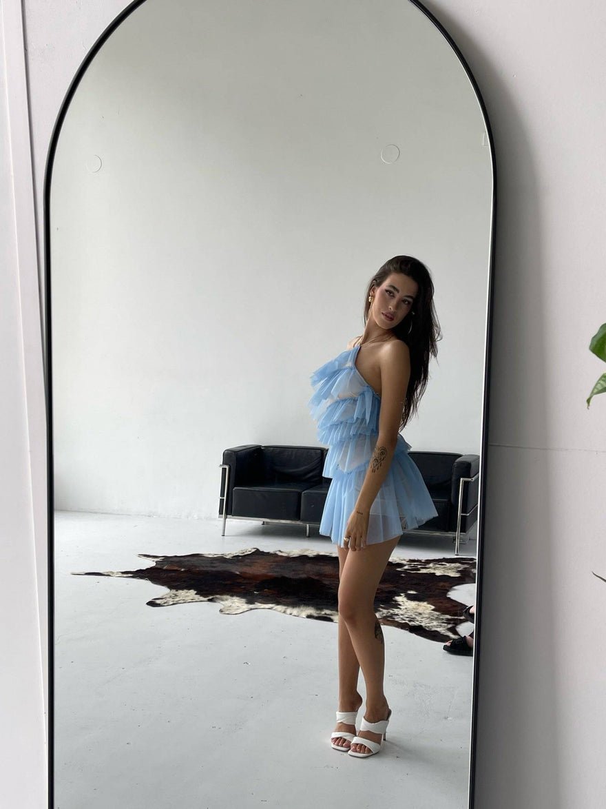 The Bar Lou Dress in Azure photo 2