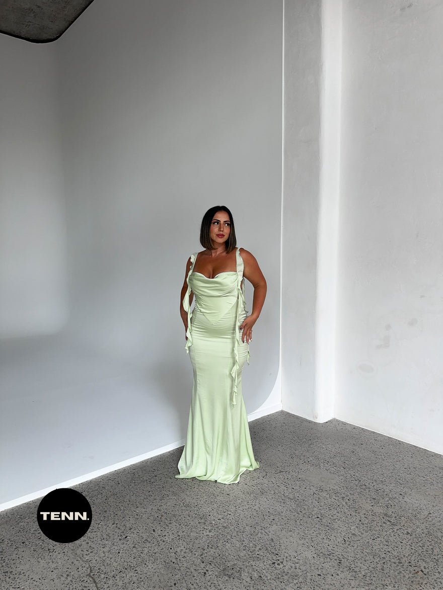 Nana Jacqueline Caroline Dress - Light Green photo 2
