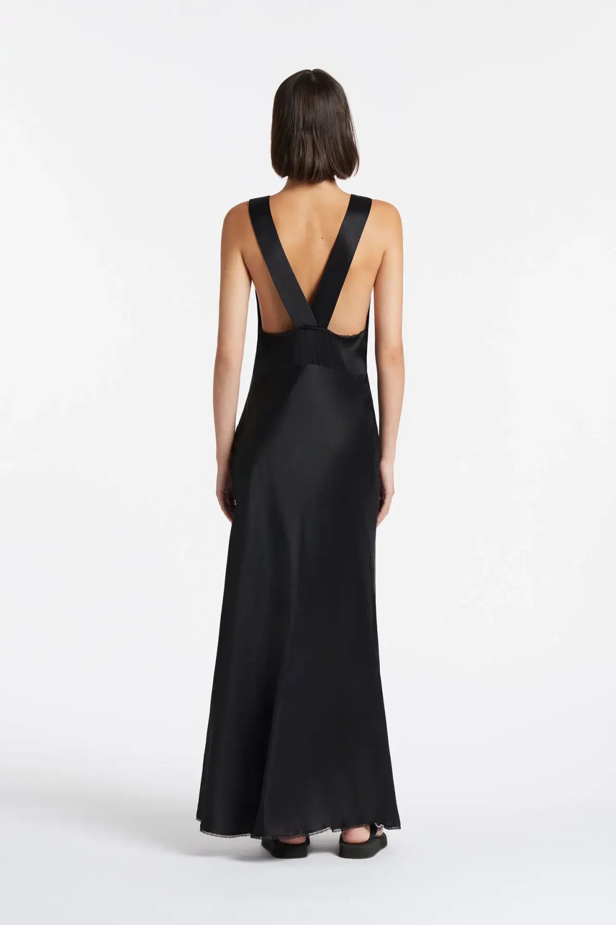 Sir the Label Aries Cut Out Gown Black Size AU 6 photo 3