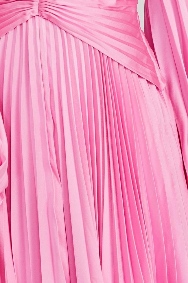 ACLER PALMS PLEAT DRESS - CONFETTI PINK photo 9