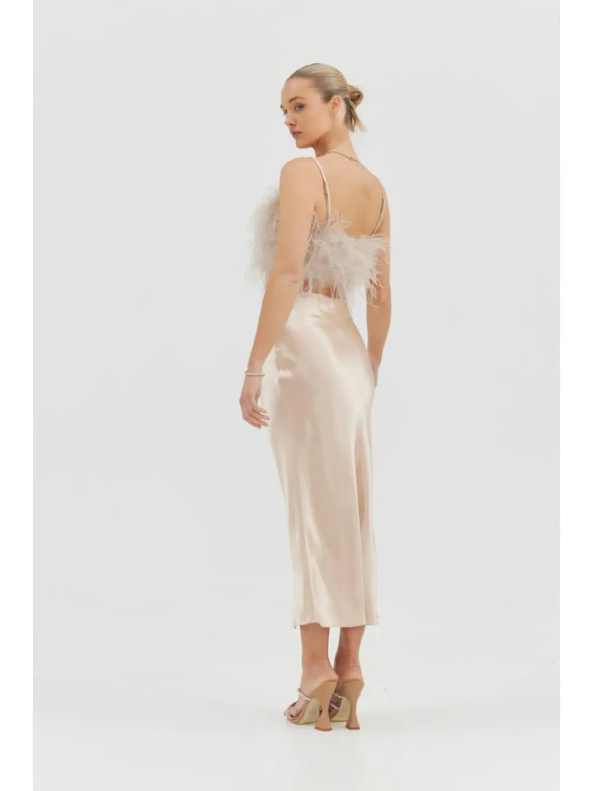 Bubish Iris Top & Harlow Skirt Champagne Size S / AU  8 photo 5