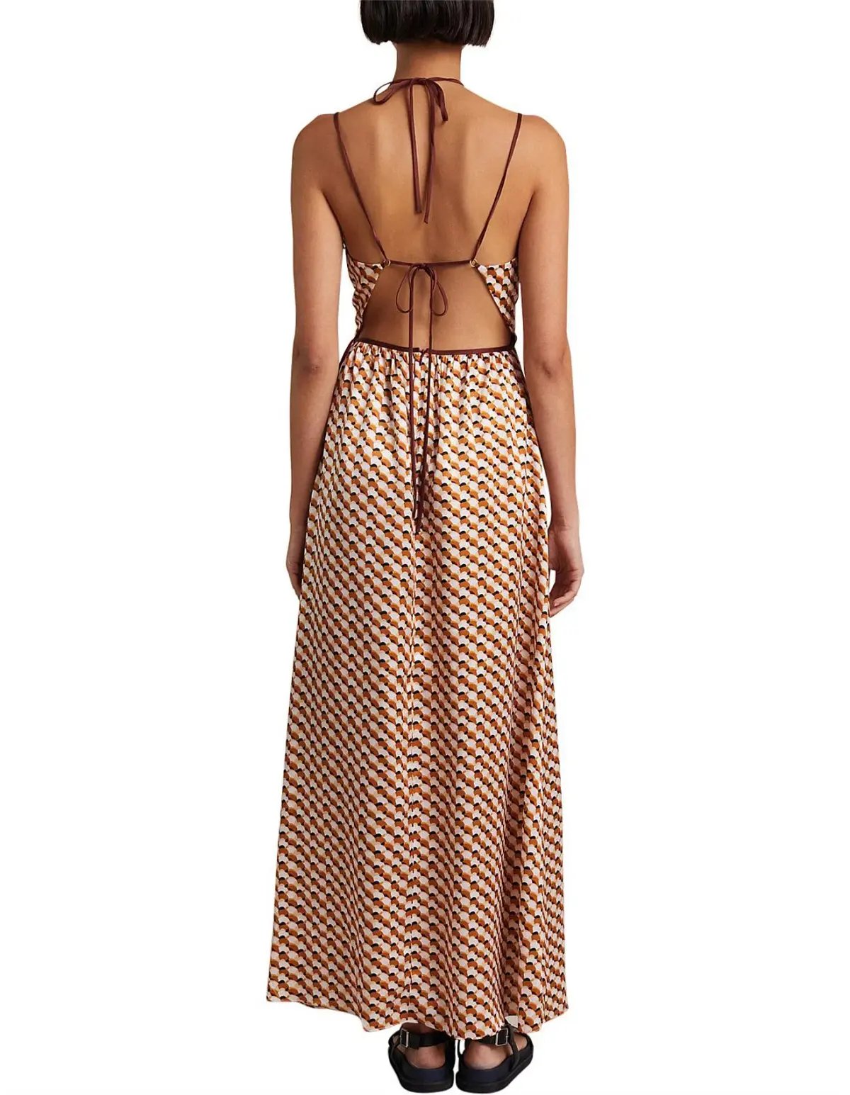 Bec & Bridge Casablanca Cut Out Maxi Dress Multi Size 8 photo 4