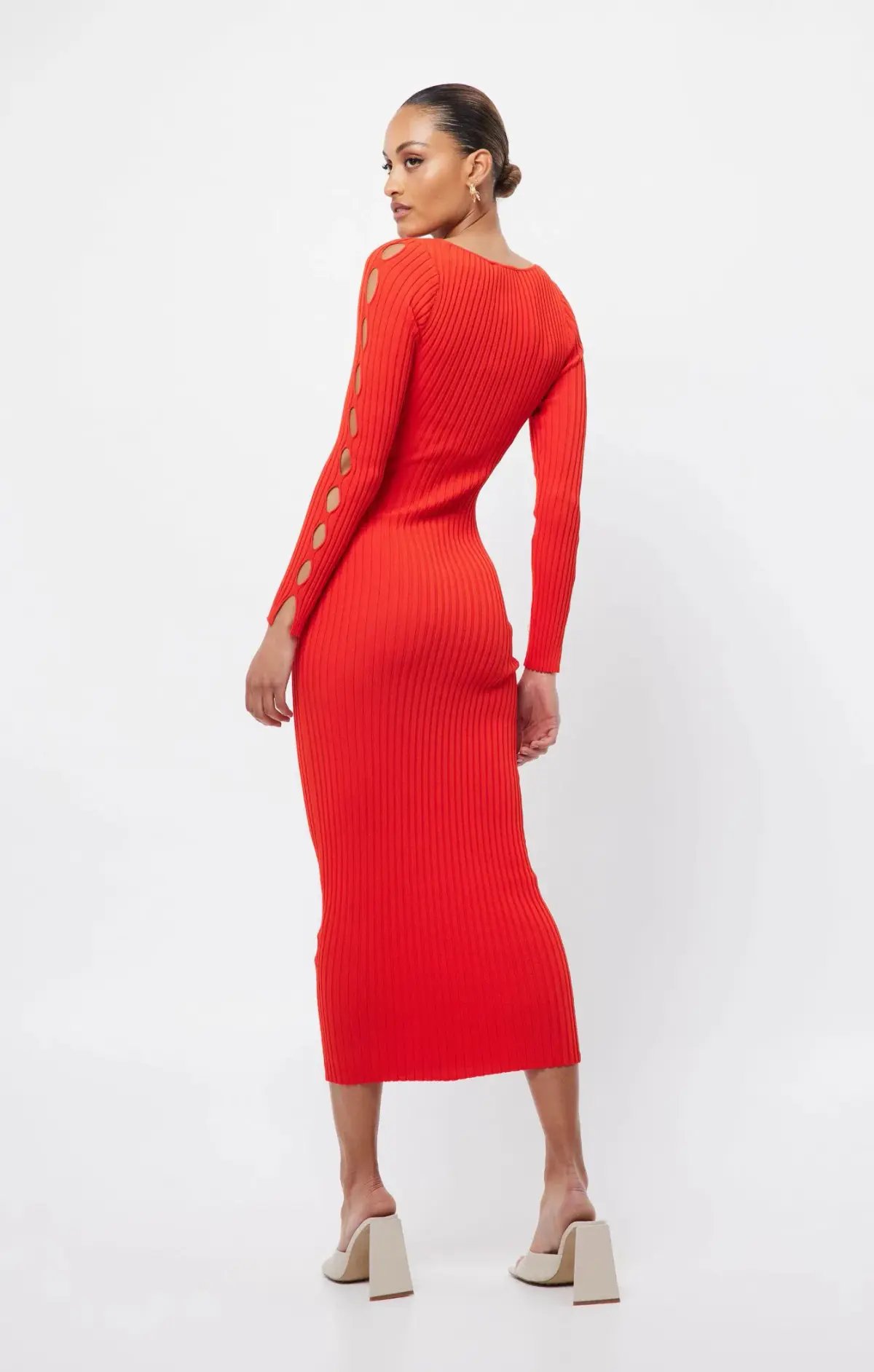 Mossman The Vivid Knit Dress Red Size 10 photo 5