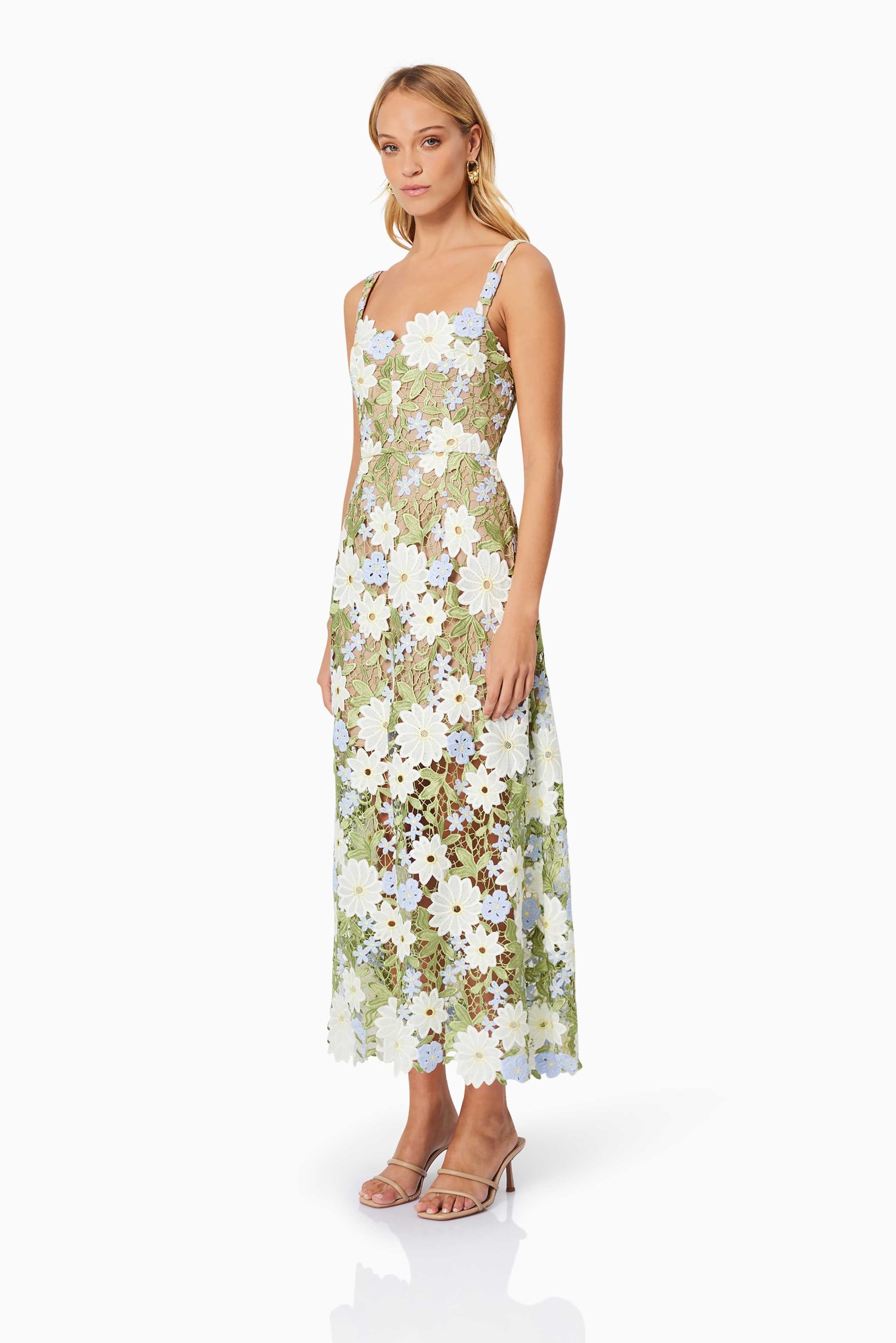 ELLIATT FLORA MIDI DRESS - MULTI photo 3