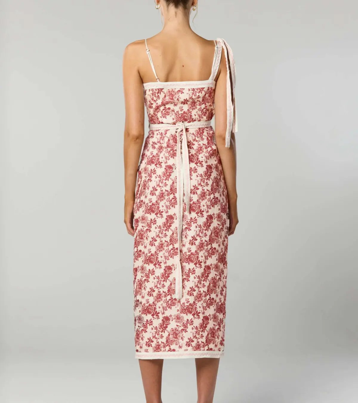 Winona Asymmetrical Dress Floral Size 8 photo 3