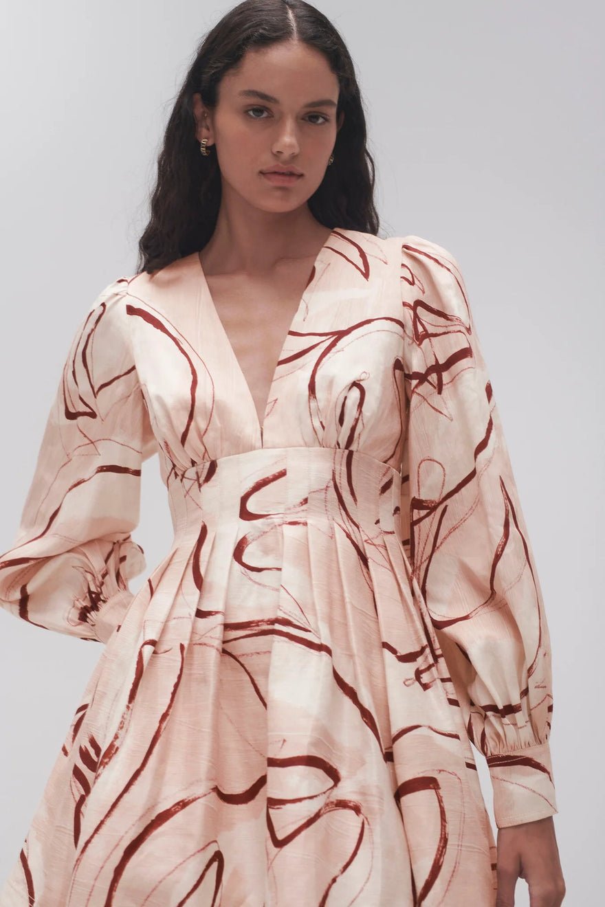Aje Amelia Plunge Mini Dress photo 2