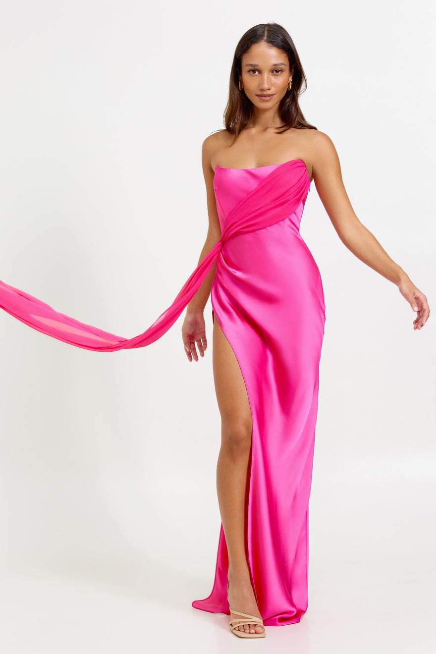 Lexi Aura Dress - Hot Pink photo 4