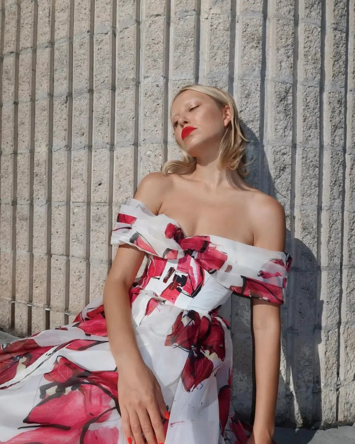 Aje Cordelia Corseted Maxi Dress Falling Floral  Size 10 photo 2