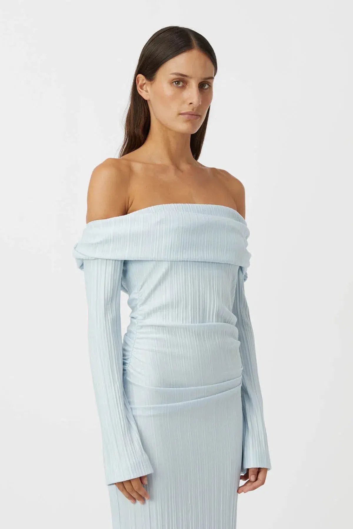 Camilla and Marc Shaw Dress in Sky Blue Size AU 8 photo 2