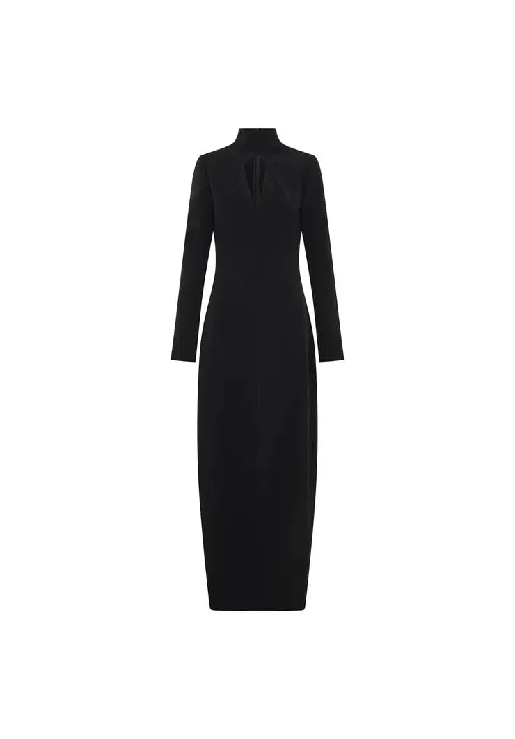 Camilla and Marc The Tenera Cocoon Maxi Dress in Black Size 10 photo 4