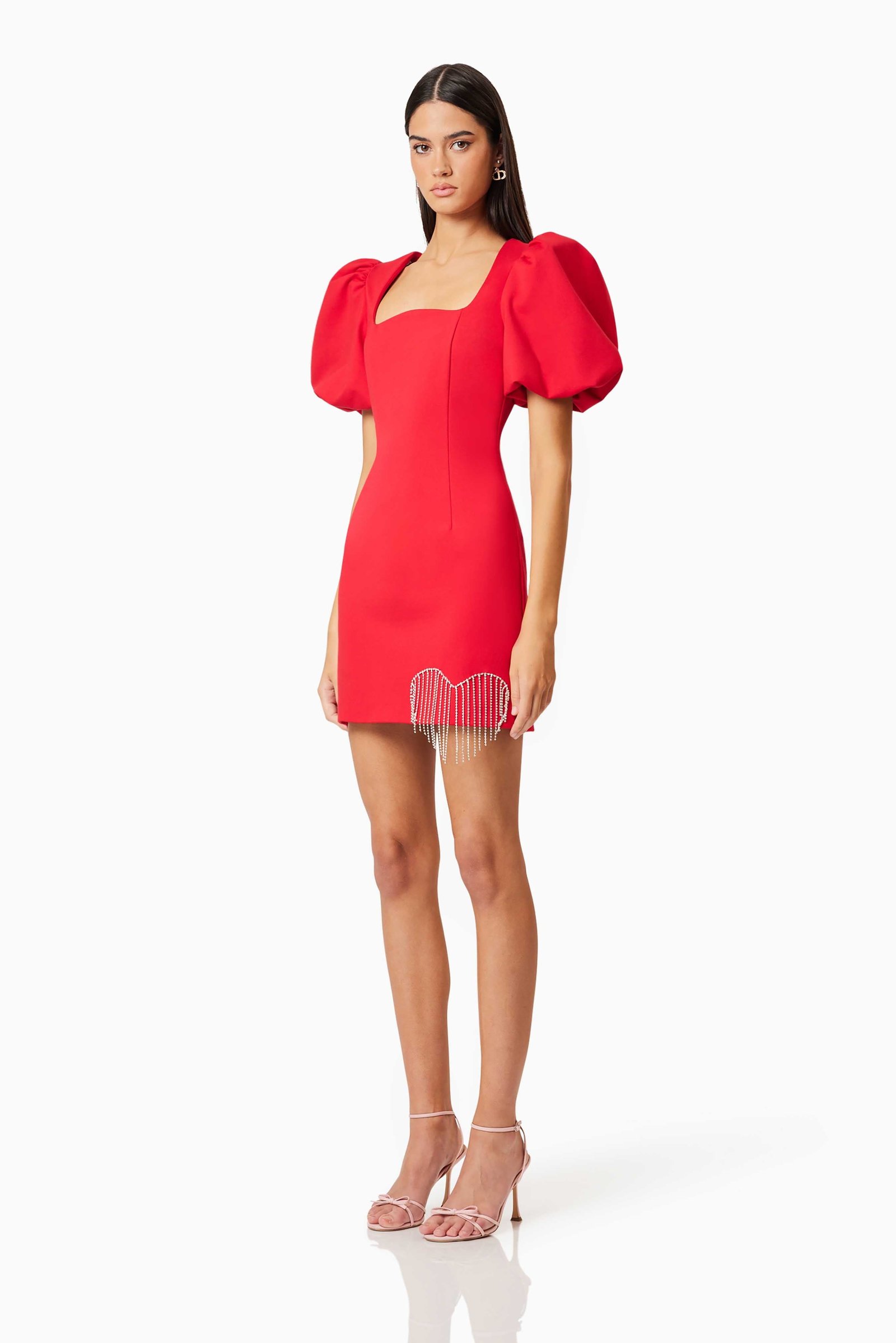 ELLIATT CHERIE MINI DRESS - RED photo 3