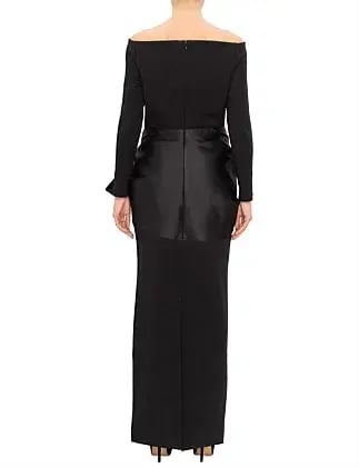 Solace London Kori Maxi Dress Black Size 16 photo 2