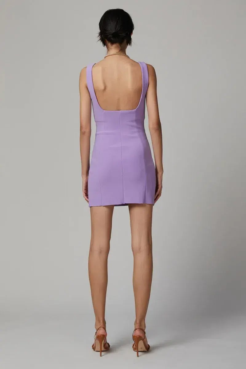 Bec & Bridge Candy Mini Dress Lilac Size 12 photo 4