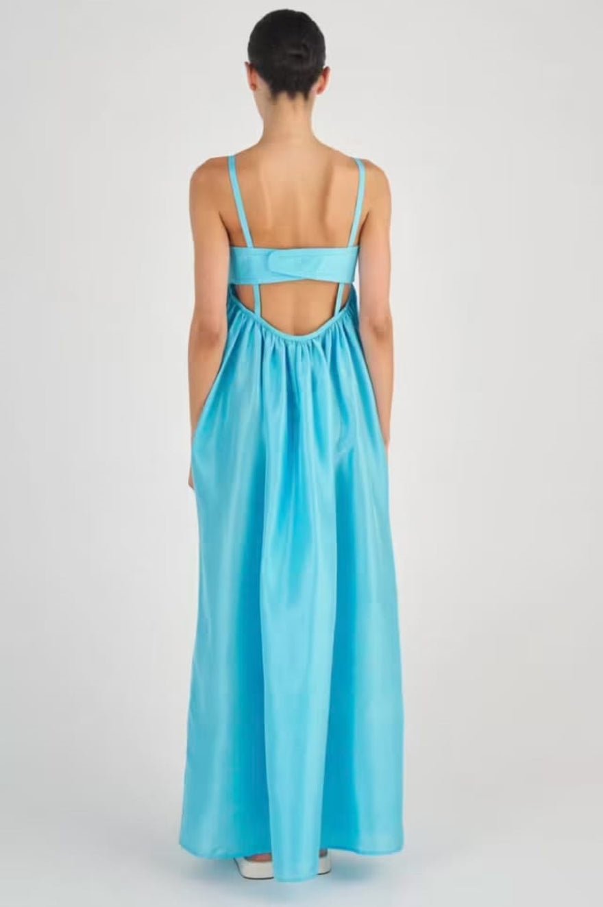 Oroton Bodice Detail Gown Lake Blue photo 2