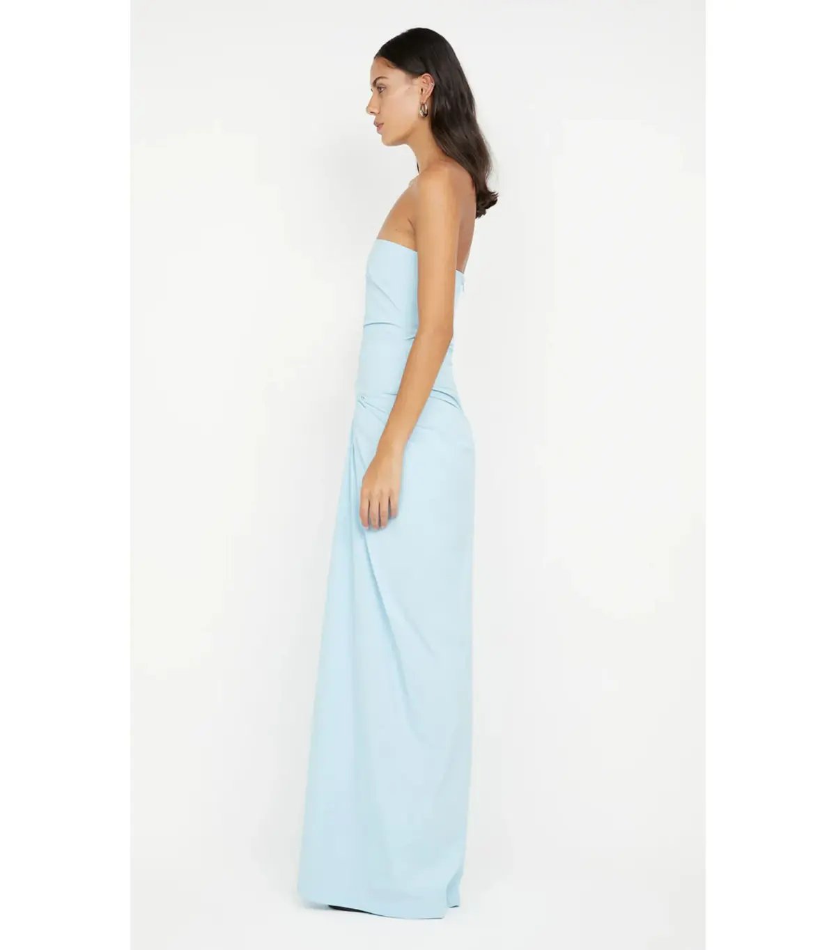 Bec & Bridge Domenic Strapless Maxi Dress Sky Blue Size AU 14 photo 2