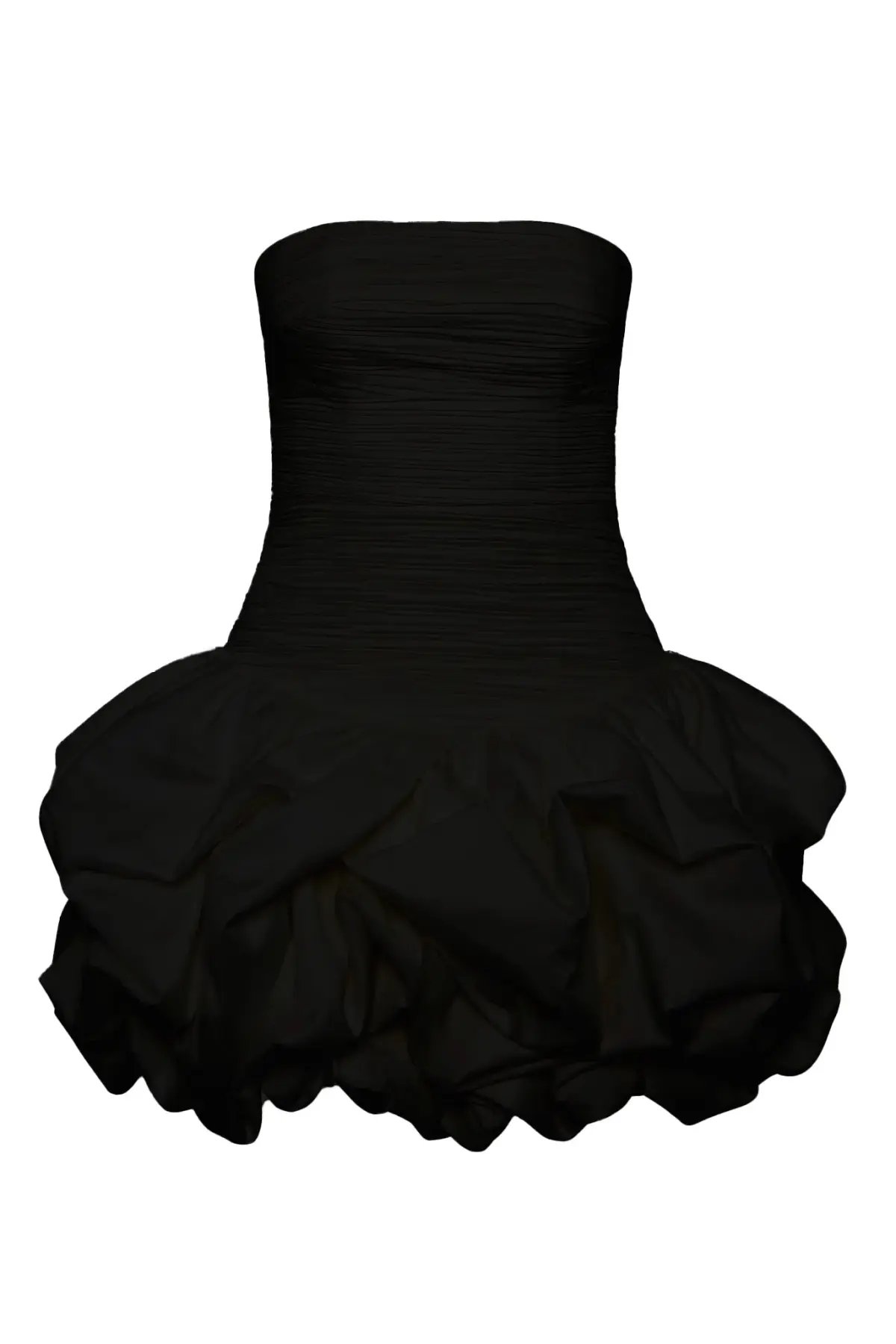 Aje  Violette Bubble Hem Mini Dress Black Size 6 photo 4