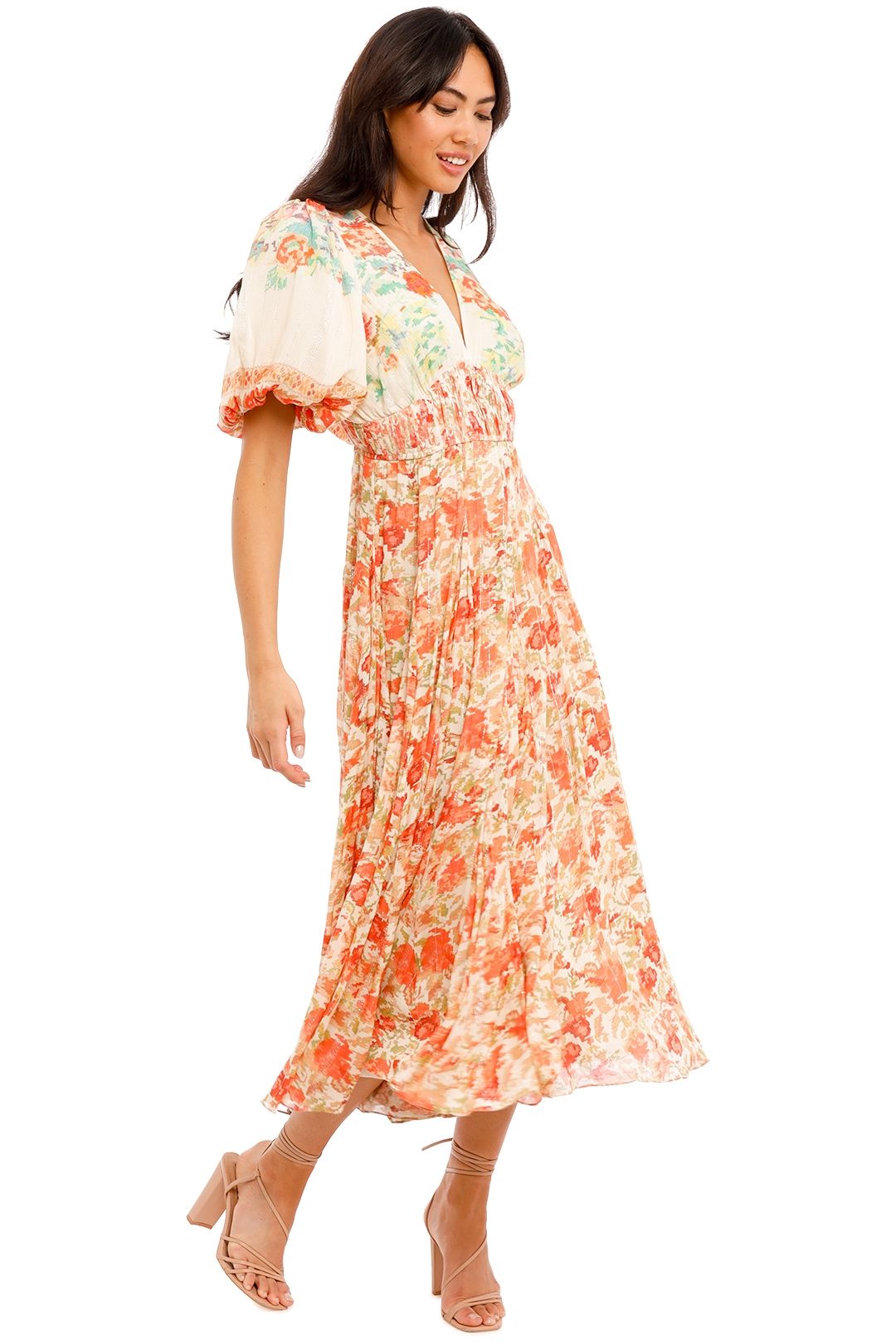 Nova Midi Dress - Floral photo 4