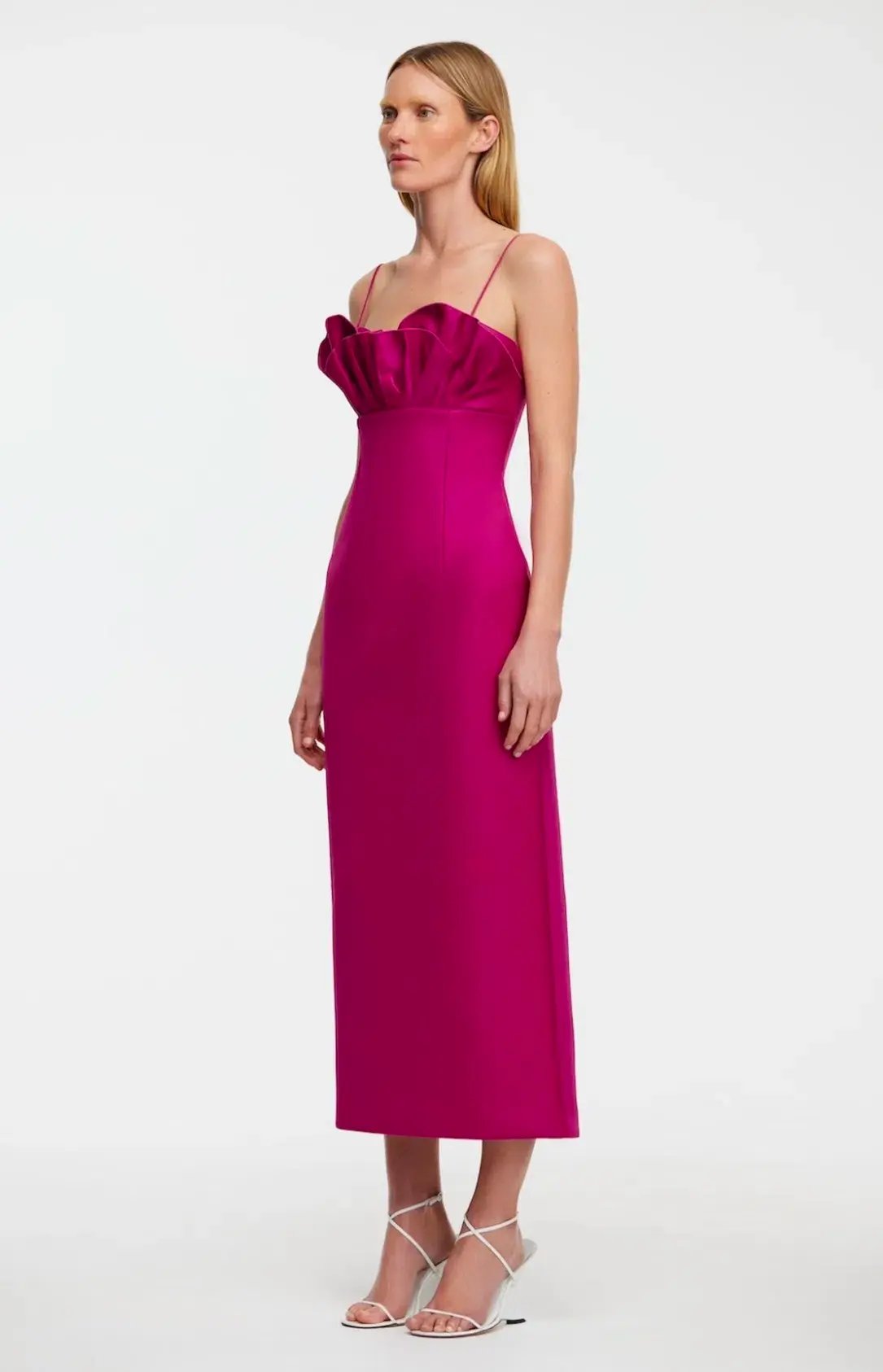 Acler Mahina Midi Dress Plum Size 8 photo 2