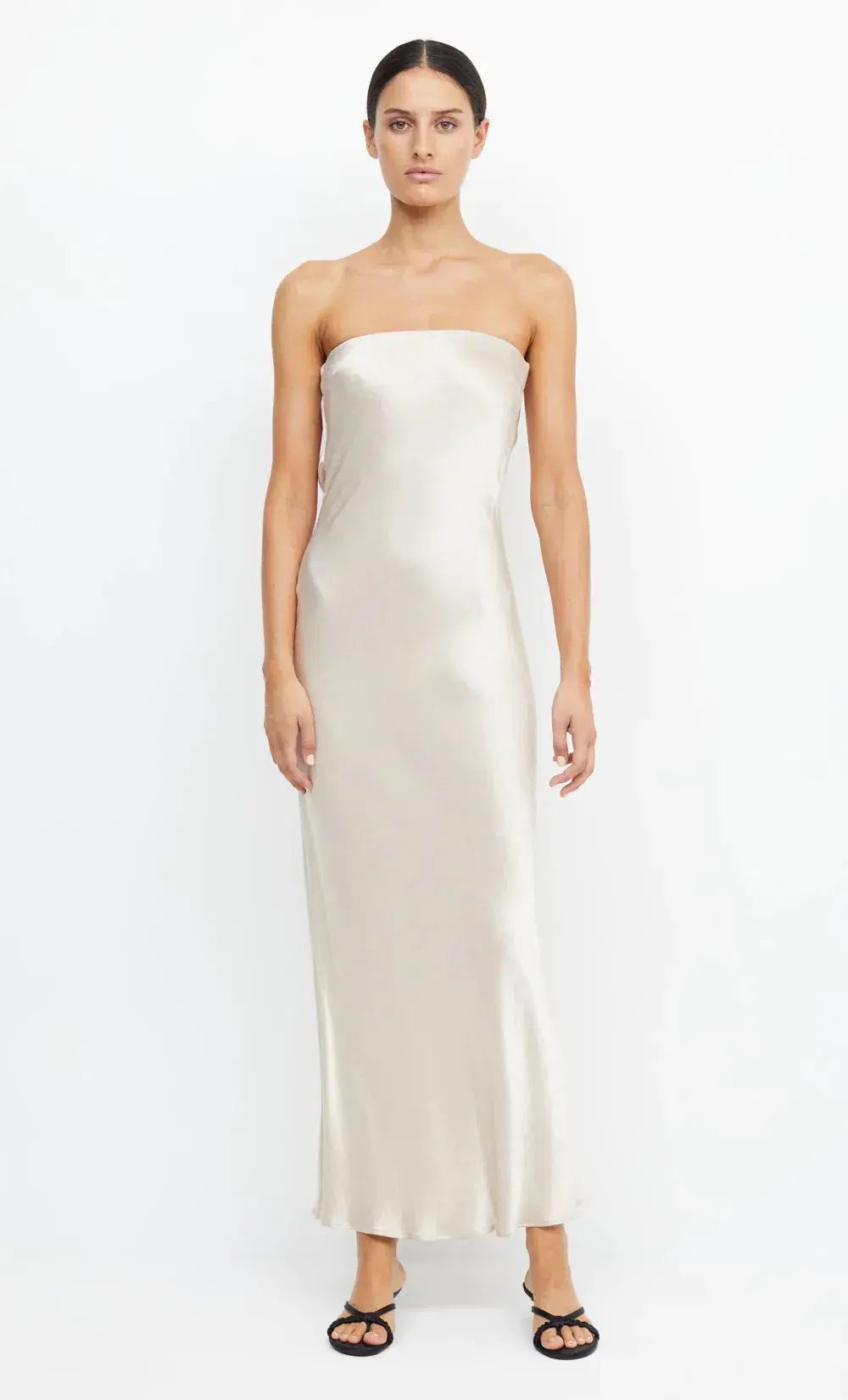 Bec & Bridge Moon Dance Strapless Dress Sand Size AU 8 photo 2
