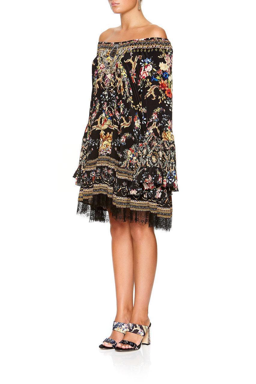 Camilla "Friend In Flora" A Line Frill Dress Size 10 photo 2