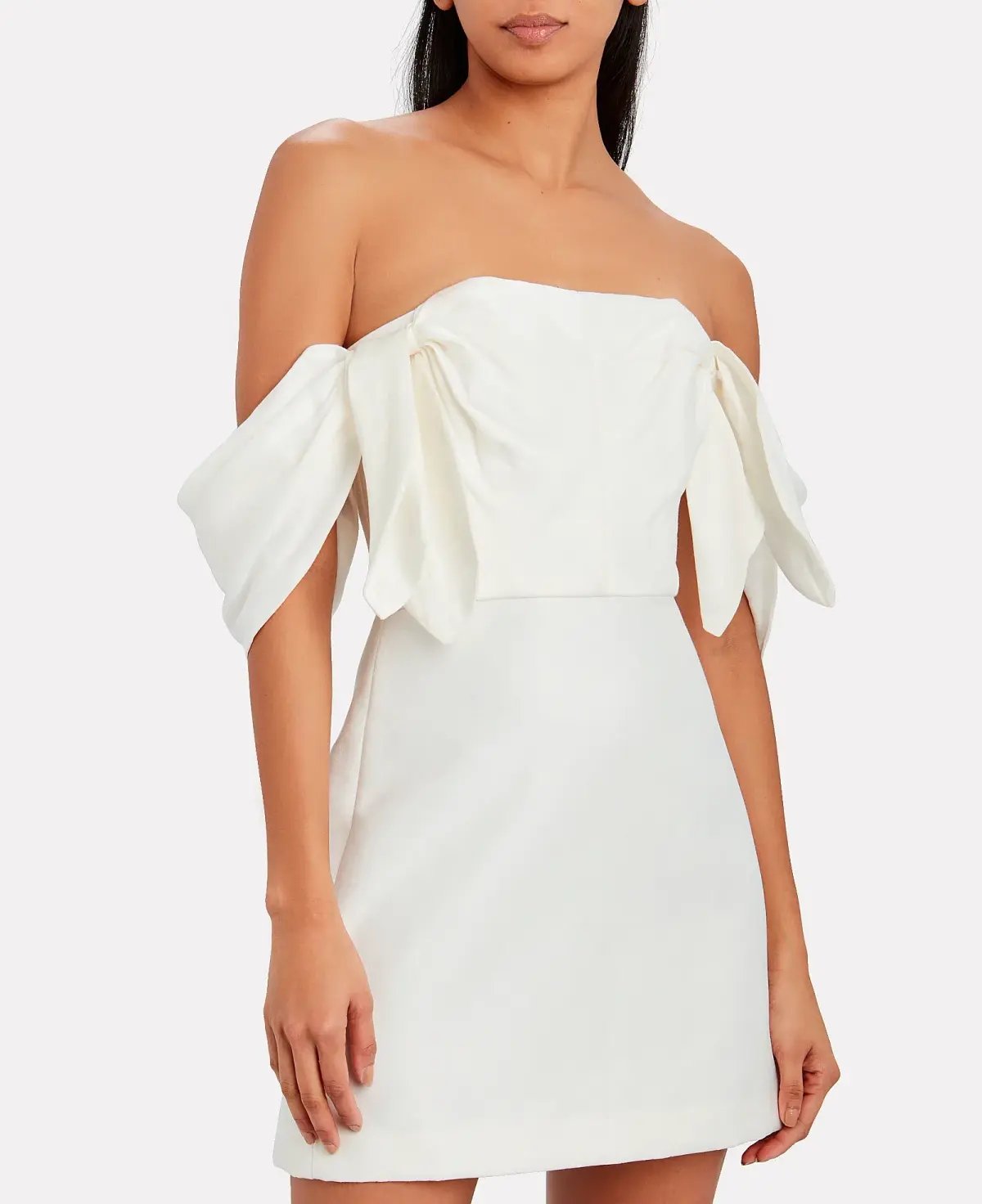Acler Selkin Dress Ivory White Size 6 photo 2