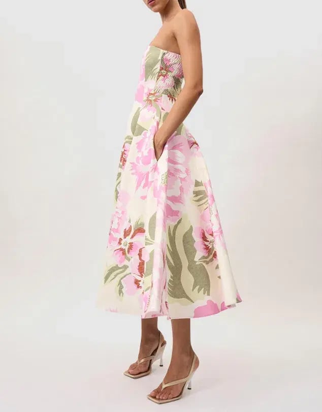 By Johnny Carrie Strapless Dress Size 8 photo 5