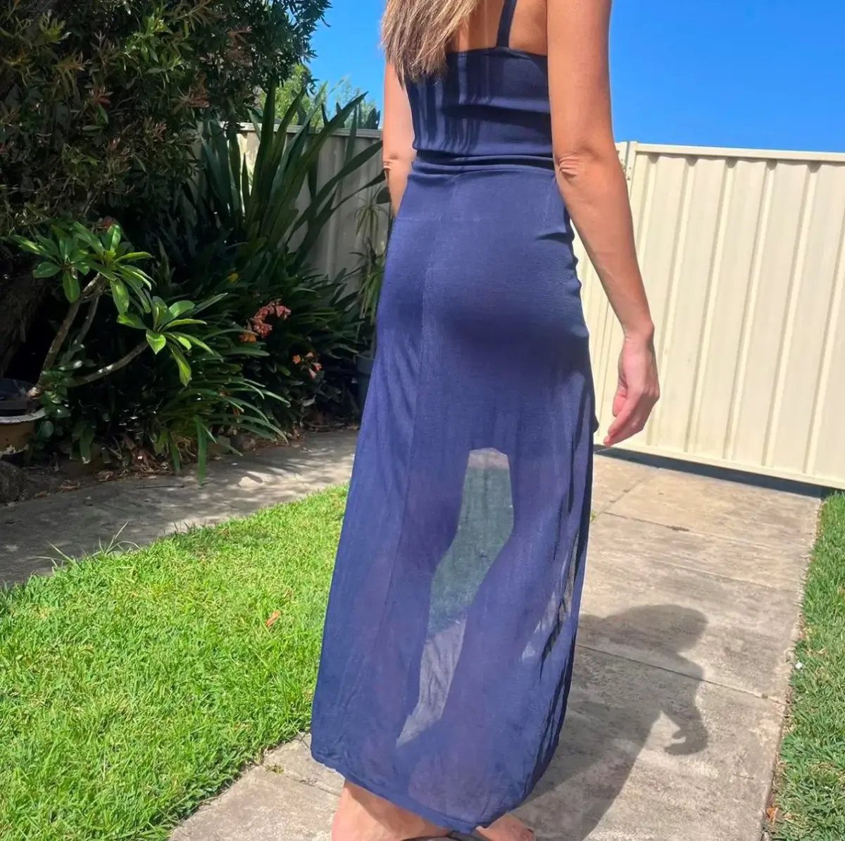 Dion Lee Midi Blue Size 6/XS photo 2