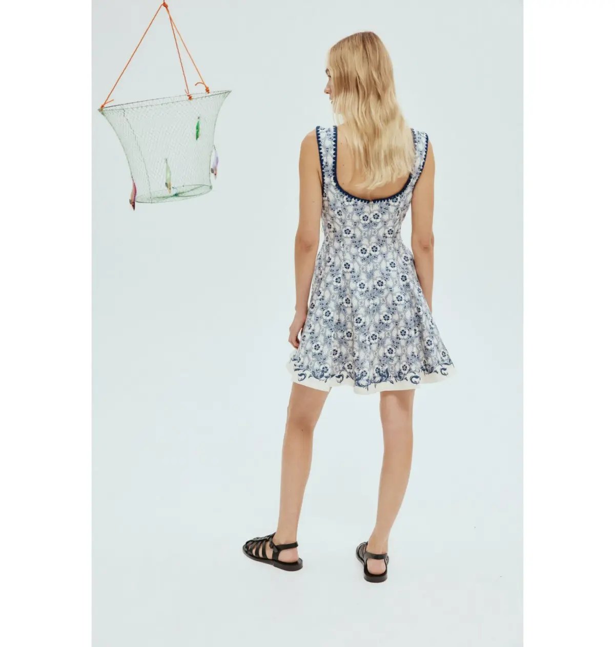 Alemais Airlie Mini Dress Print Size AU 8 photo 5