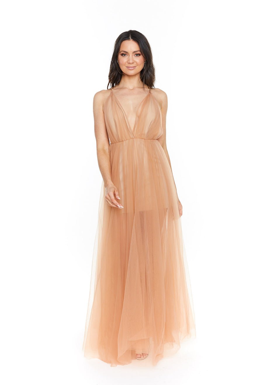 Lexi Amalie Dress - Apricot Cream photo 3