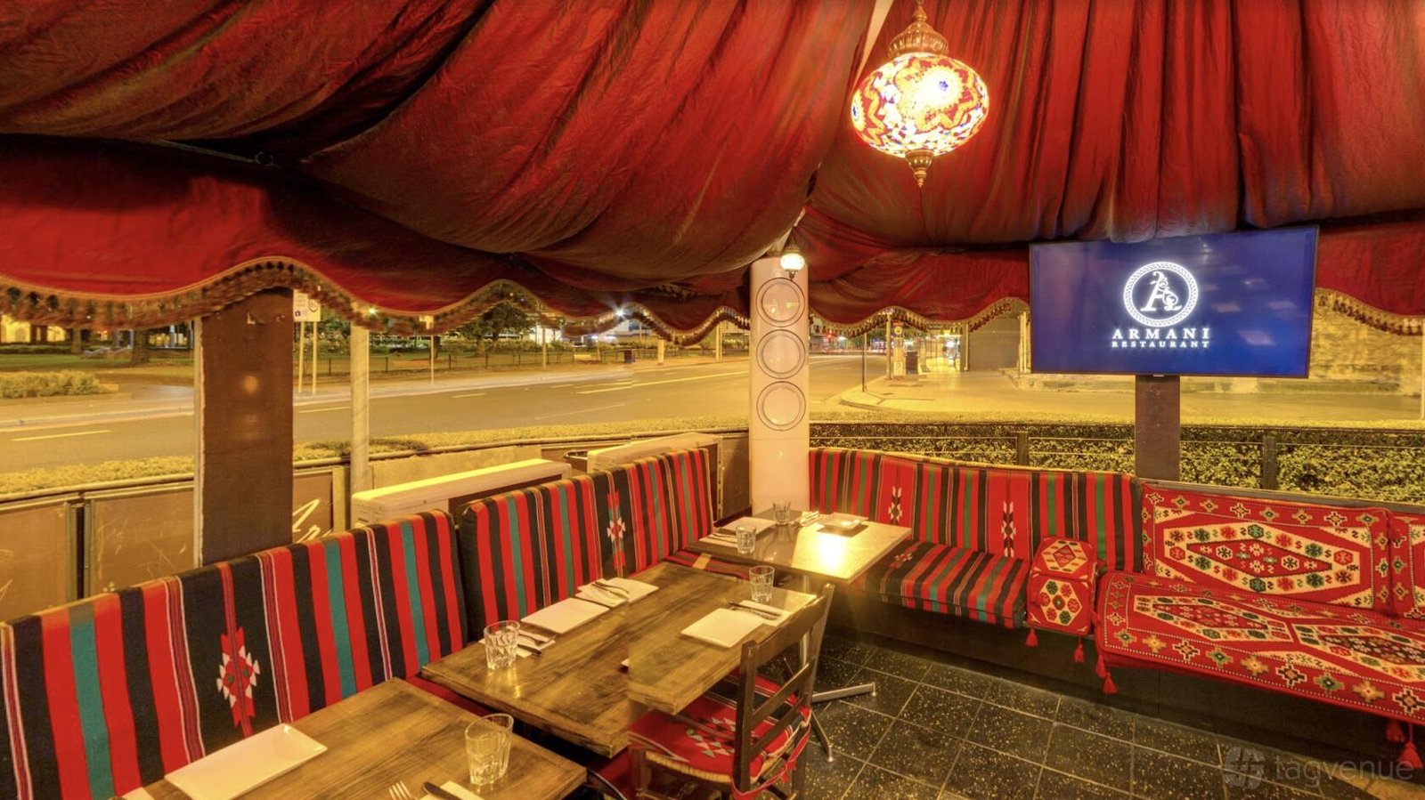 Outdoor Tent at Armani Restaurant photo 2