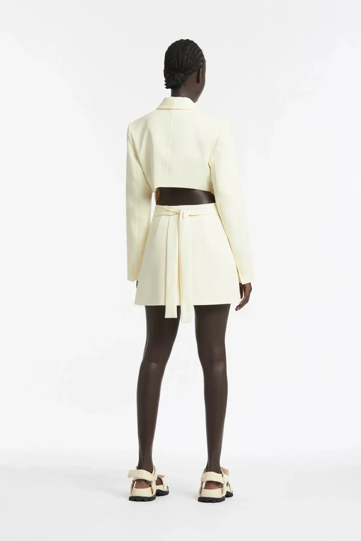 Sir the Label Marco Tailored Mini Dress Yellow Size 2 / AU 10 photo 2