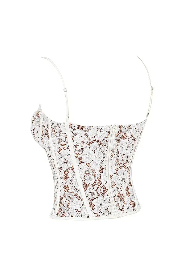 House of CB Mila Lace Underwire Corset Ivory Size Small / Au 8 photo 3