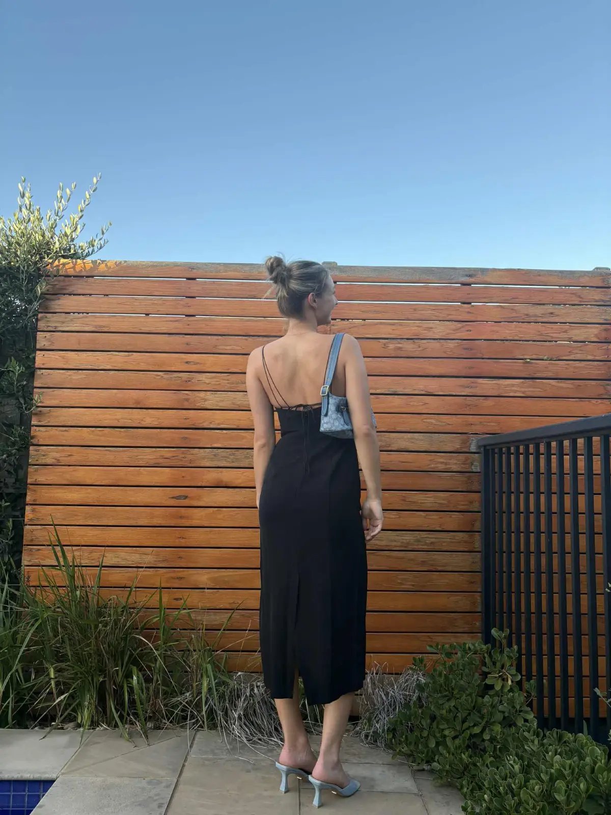 Viktoria and Woods Generation Midi Dress in Black Size S/ AU 8 photo 5