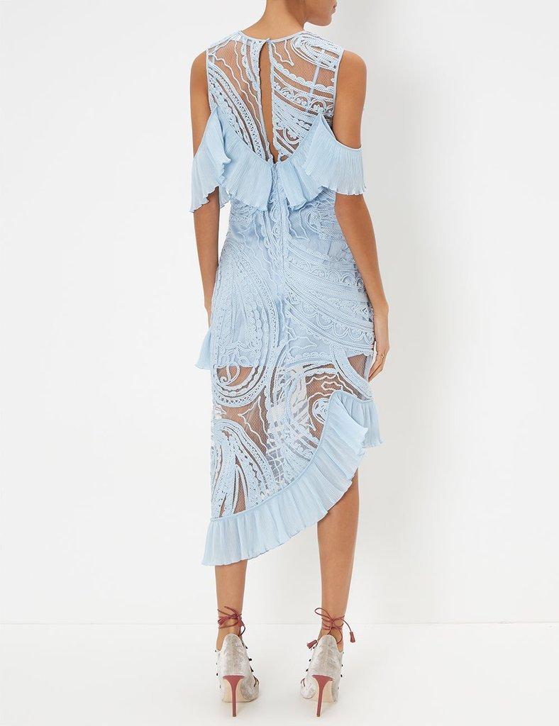 Alice McCall Love Me Like You Do Midi Dress in Ice Blue Size 4 photo 3