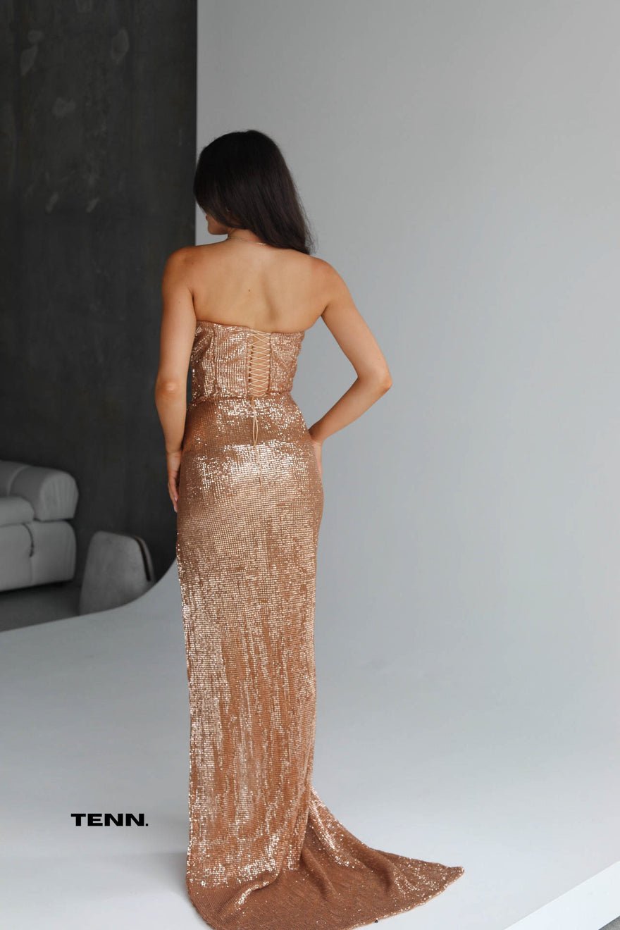 Lia Stublla Chanel Gown - Rose Gold photo 4