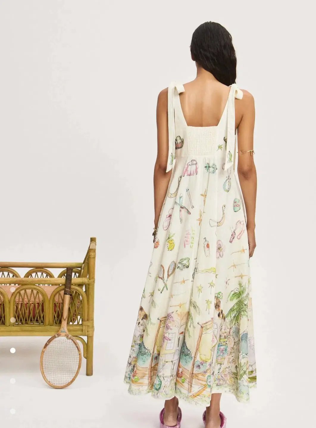 Alemais Anouk Ballet Sundress Print Size 10 photo 3