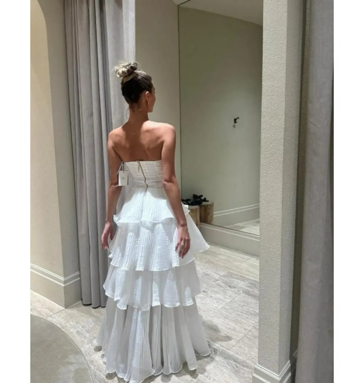 Aje Set Sunbeam Bustier and Cosmos Skirt in White Size AU 4 photo 2