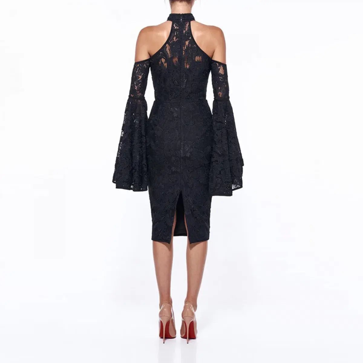 MISHA Poppy Lace Dress Black Size 6/XS photo 3