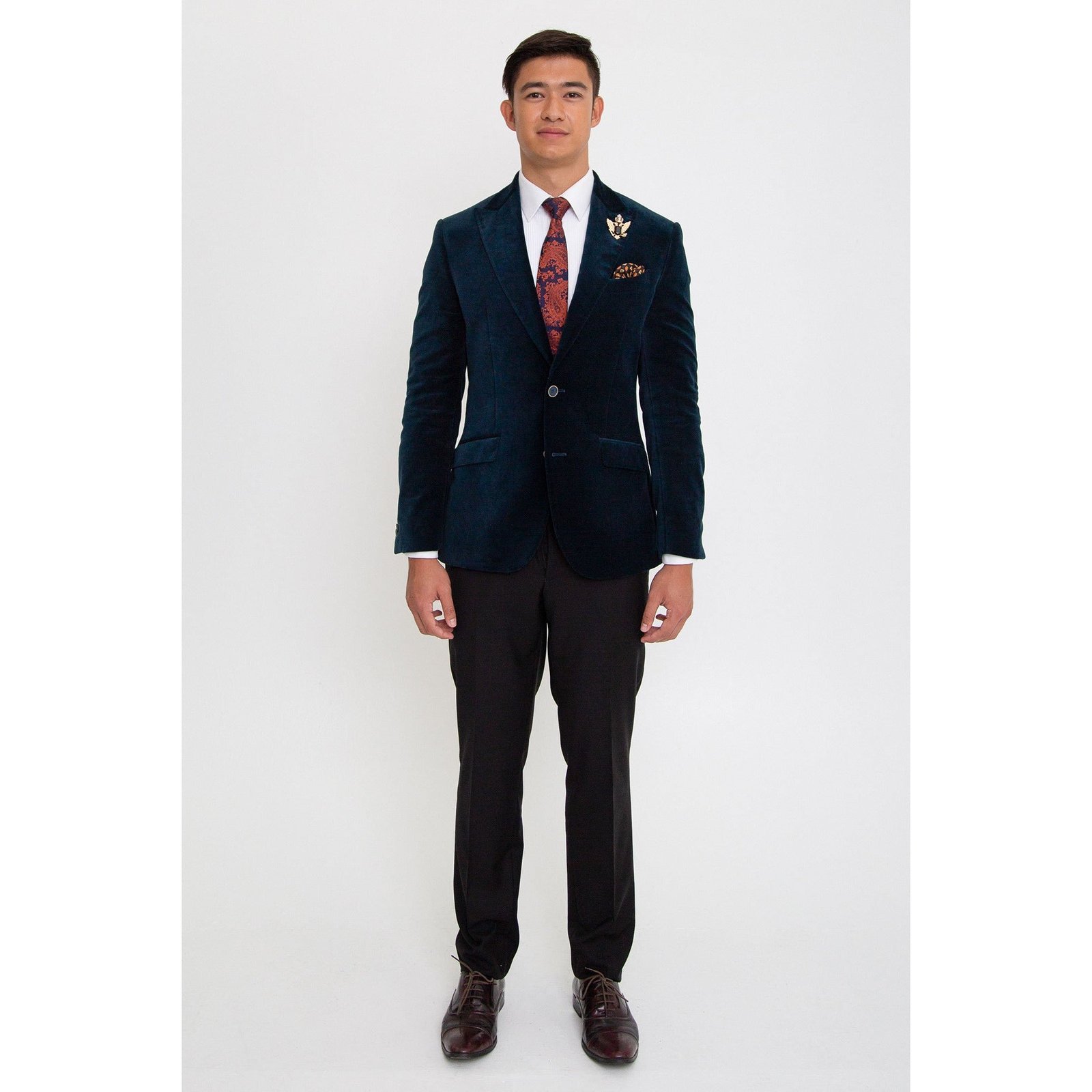Dom Bagnato Dark Green Velvet Dinner Jacket photo 2