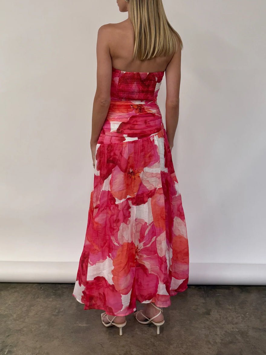 Issy Isles Dress Pink Floral photo 4