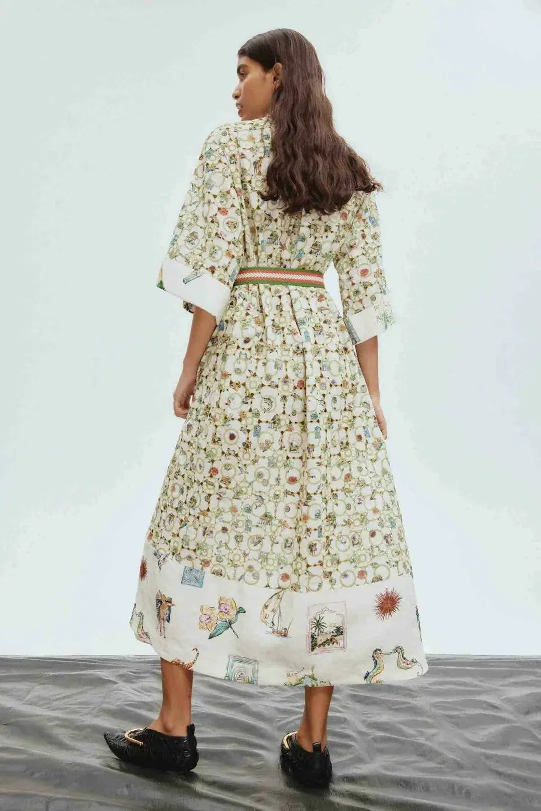 Alemais Sunset Broderie Midi Dress Multi Size AU 8 photo 3
