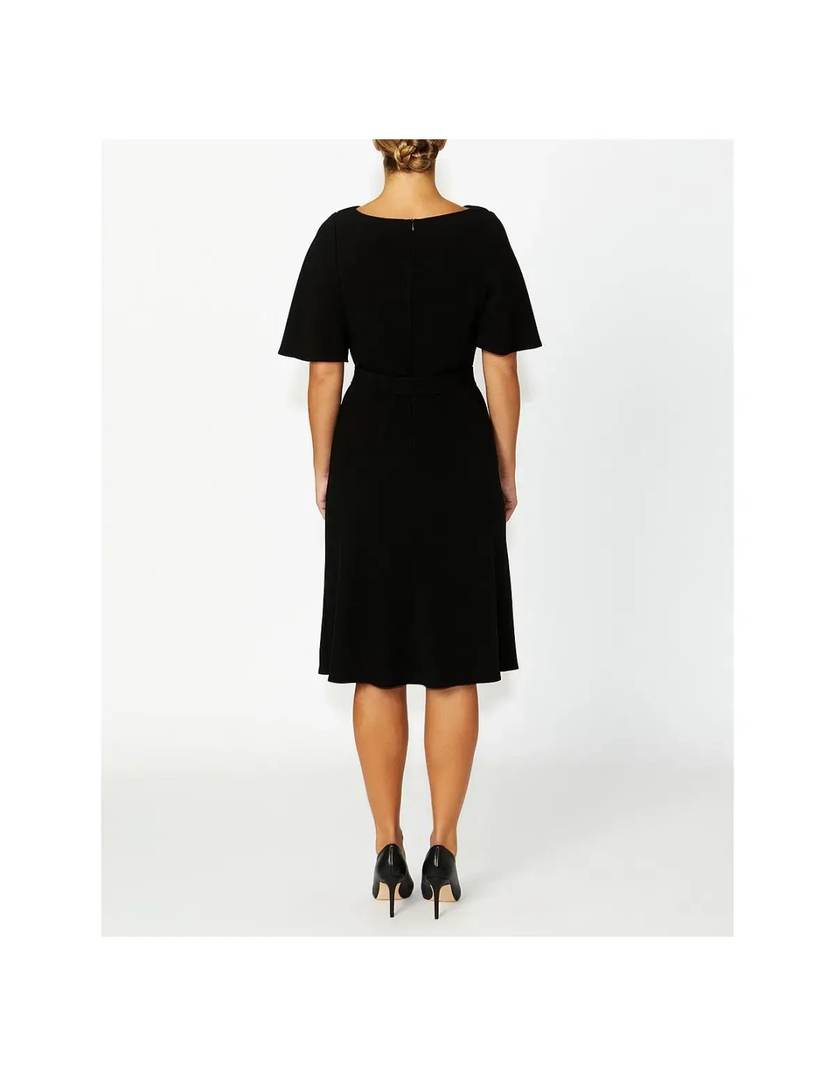 Anthea Crawford Harmony Midi Dress Black Size AU 12 photo 3