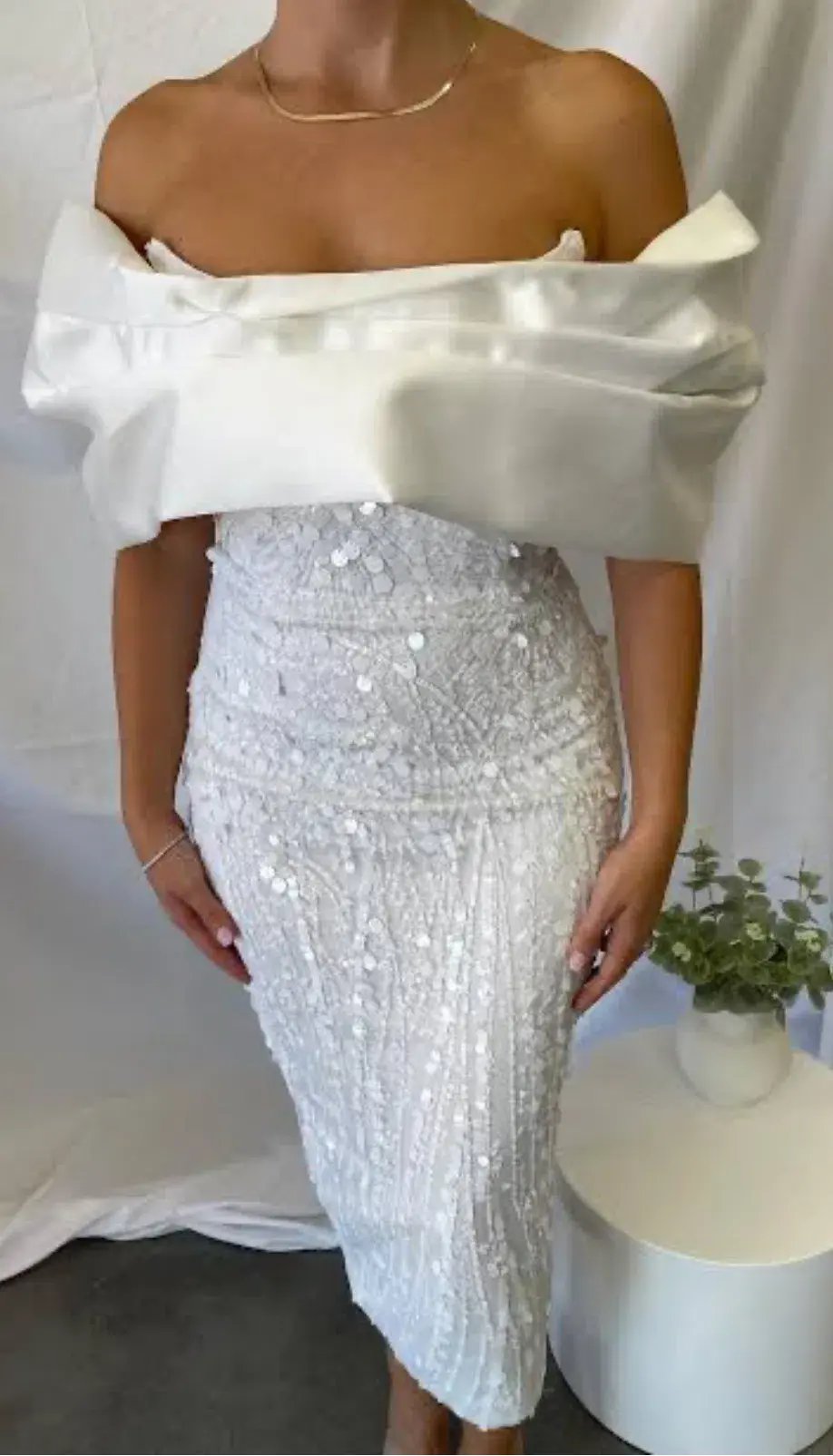 Eliya The Label Tanya Midi Dress White Size S / AU 8 photo 4
