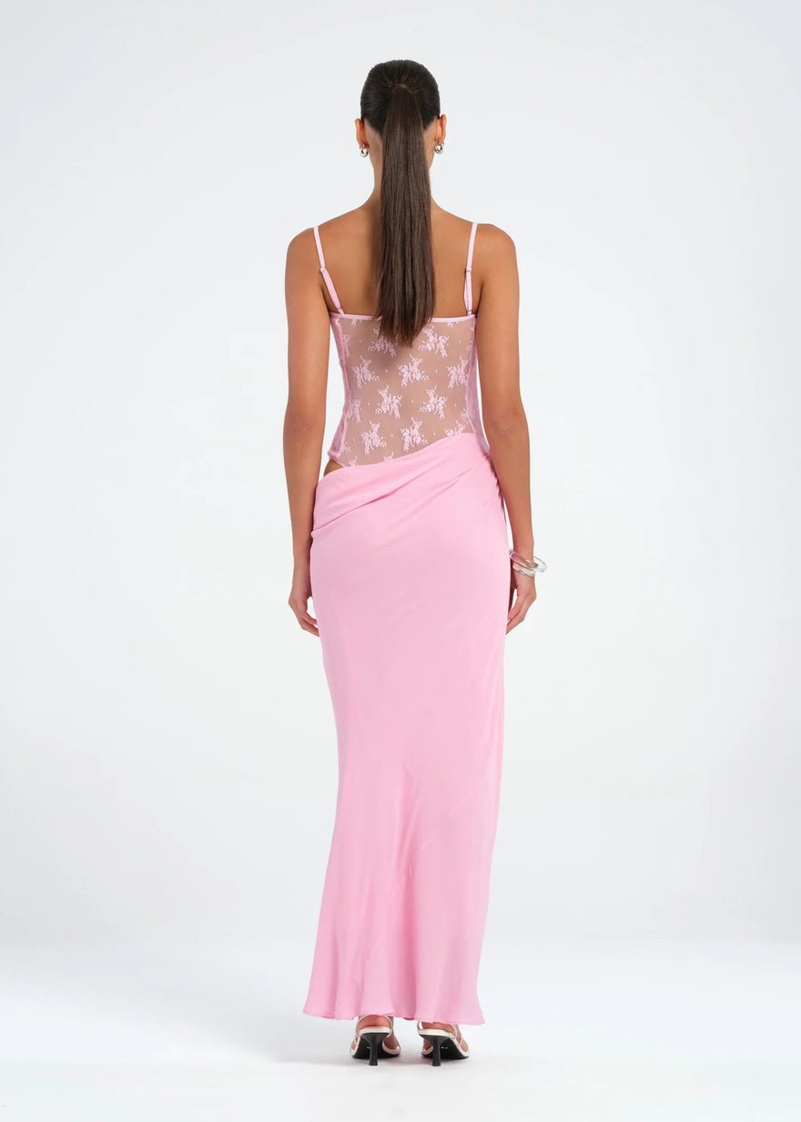 Benni Akio Maxi Dress Peony Pink photo 2