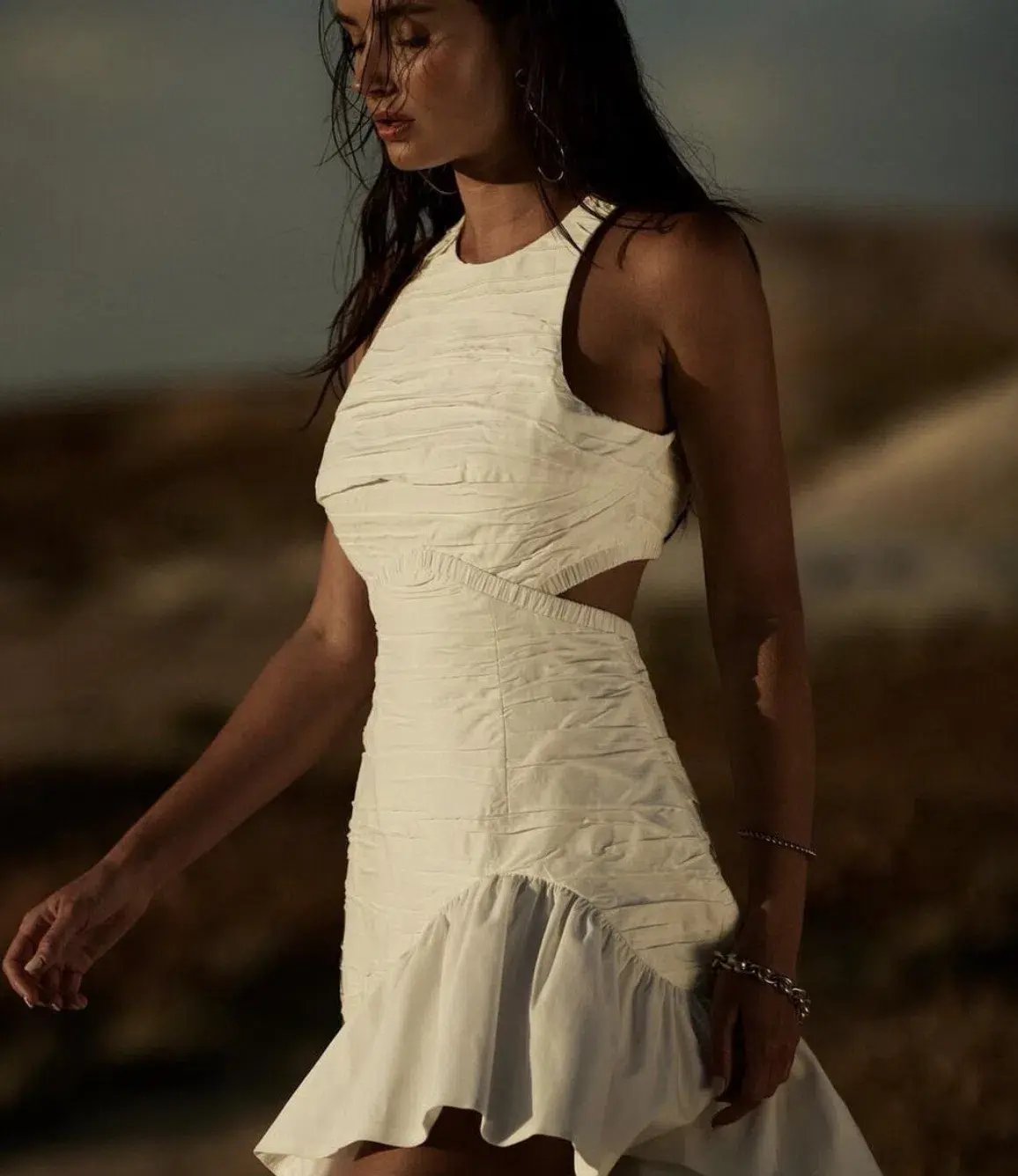 Sheike Isla Mini Dress White Size 10 photo 4